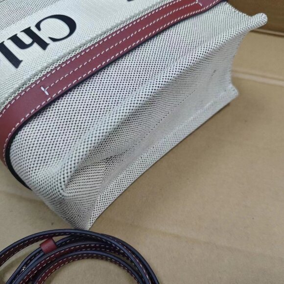 Chloe small woody tote with strap - Picture 6 of 13